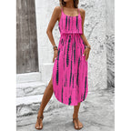 Bedrucktes Camisole-Kleid