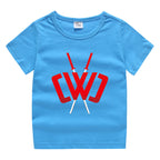 Children's summer short sleeved T-shirt