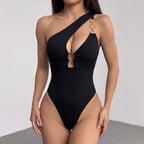 Schulterfreier Jumpsuit Eng Anliegend