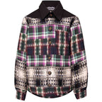 Mixed Tartan Plaid Shirt