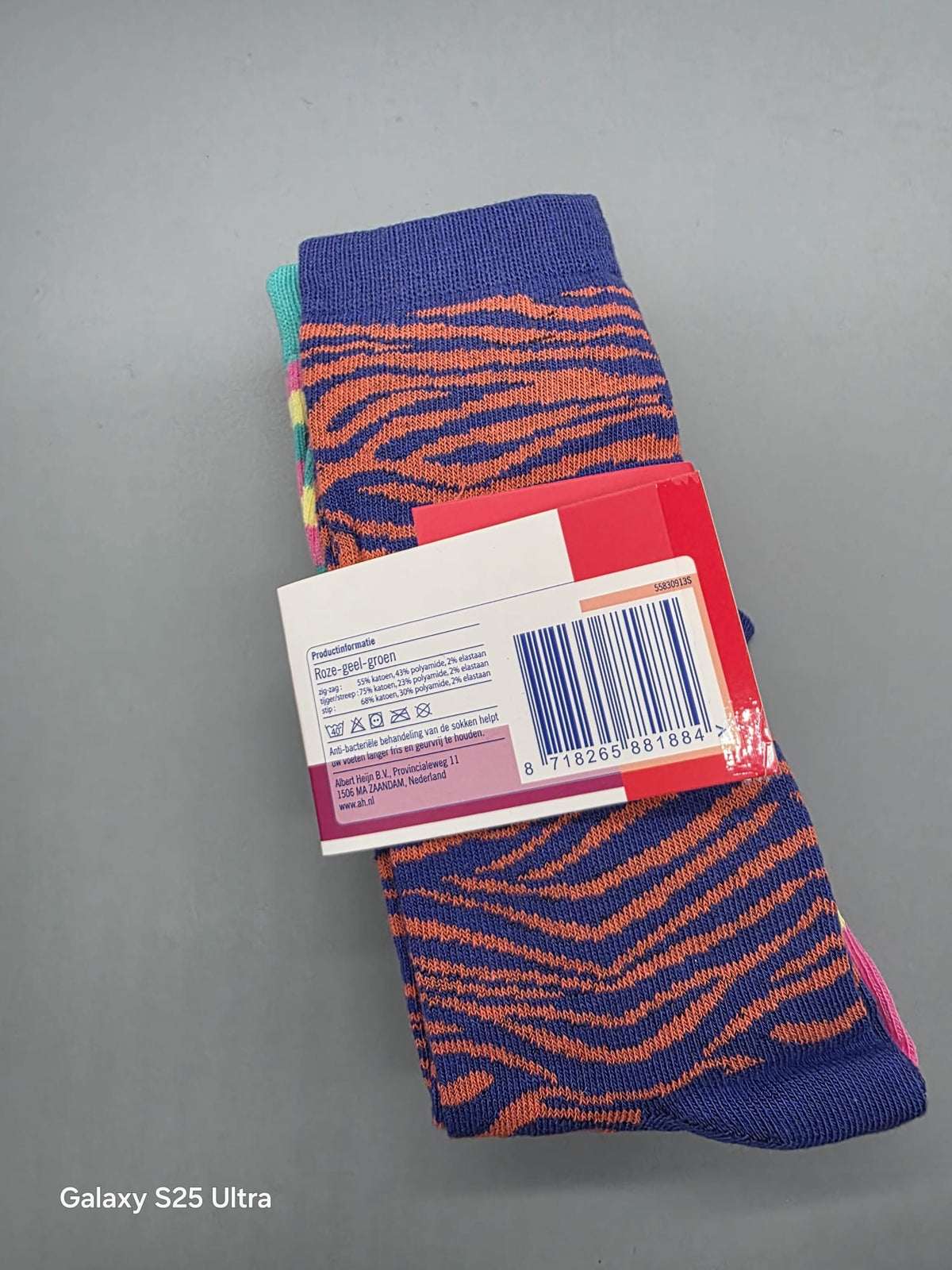 Damen Anti-Bakterielle Socken 4er-Pack – Mix Rosé/Gelb/Grün | Gr. 39–42