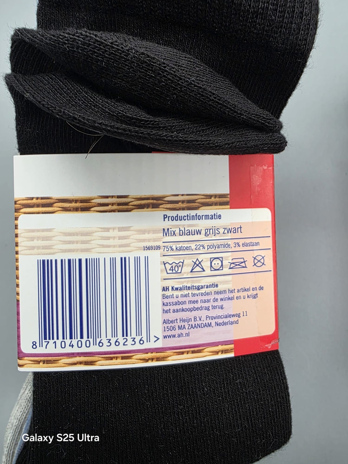 Damen Socken 5er-Pack – Mix Blau/Grau/Schwarz | Gr. 35–38