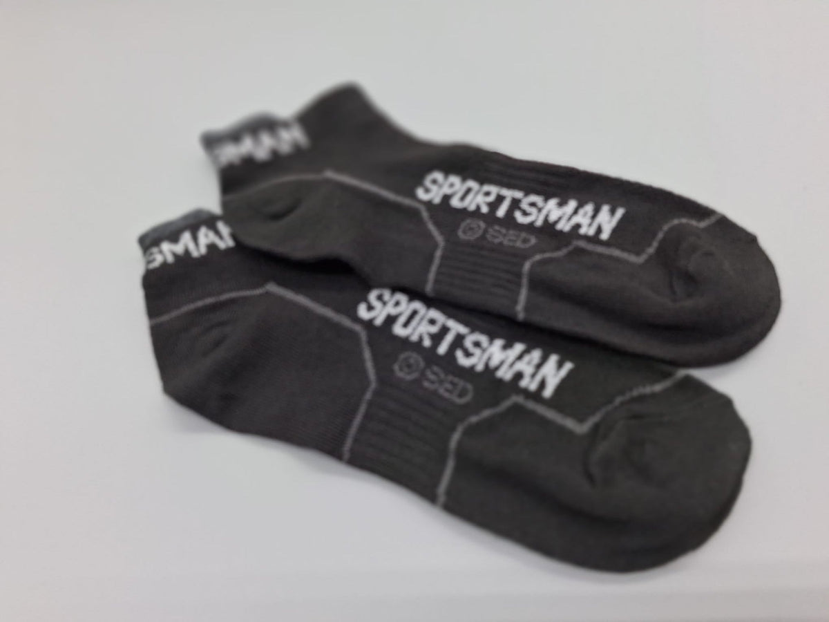 Sportsman Sneakersocken Anthrazit Seitenansicht