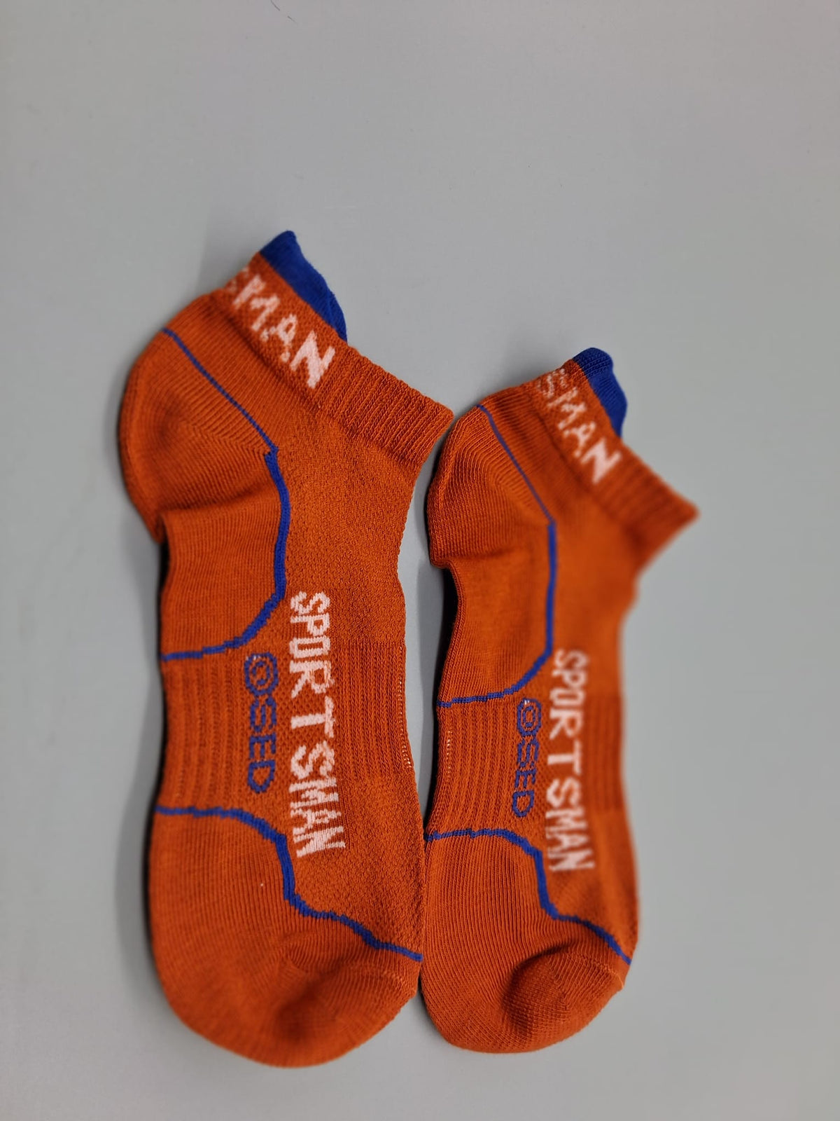 Sportsman Sneakersocken Orange Blau Seitenansicht