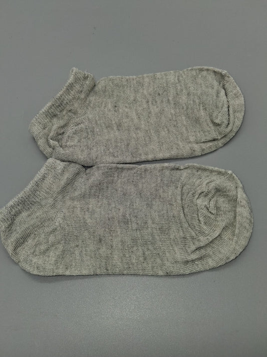Sneaker-Socken Graumeliert Basic Knöchel Oben Gr. 35-38