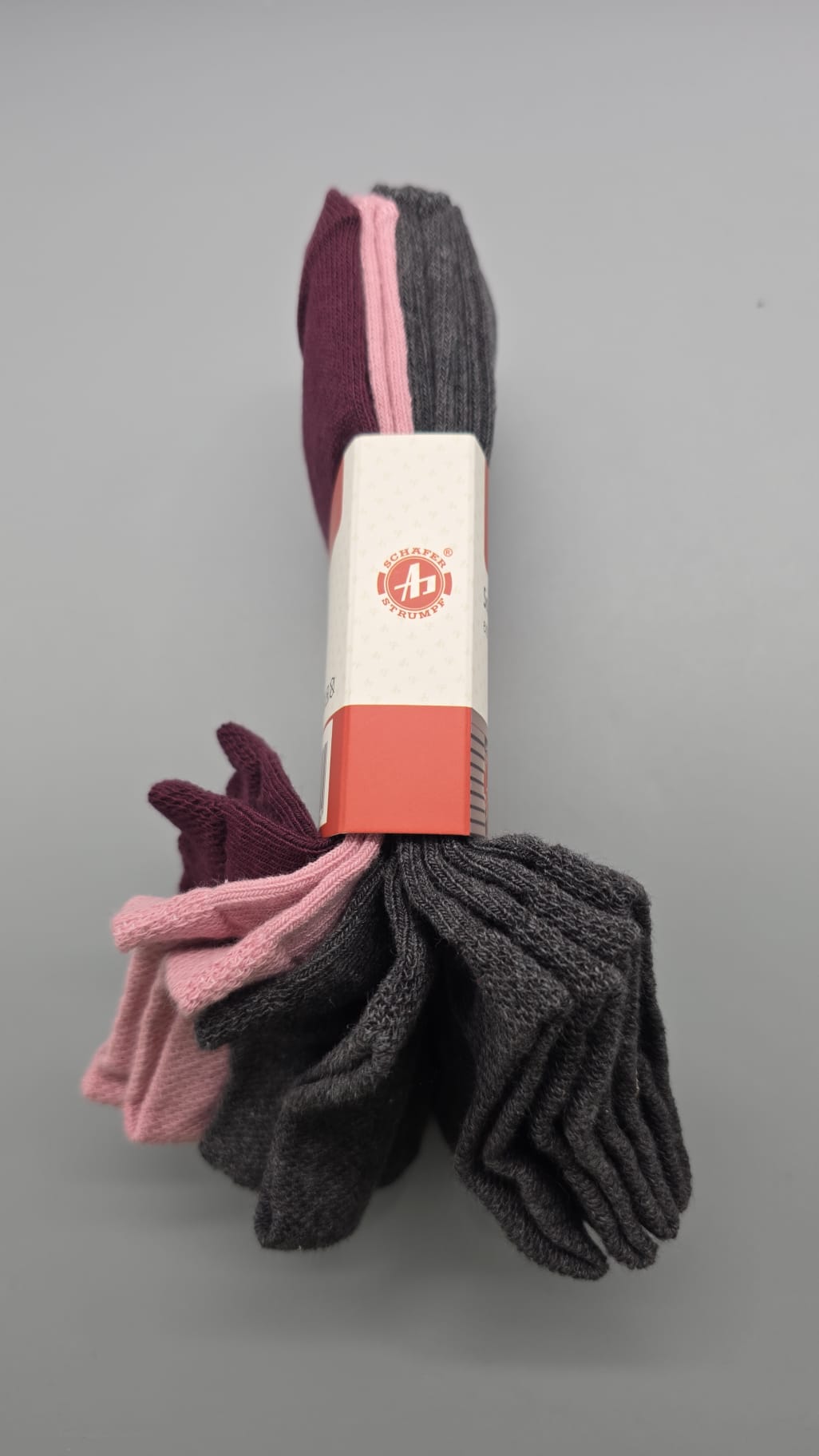 Farbmix der fünf Paar Schäfer Sneaker-Socken