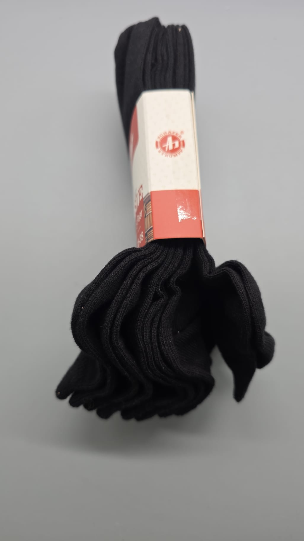 Schäfer Sneaker-Socken in Schwarz mit Banderole