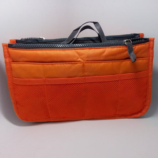 Kosmetiktasche mit doppeltem Reißverschluss
