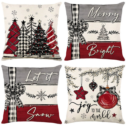 Weihnachts-Kissenbezug 45 × 45 cm – Ansicht 6