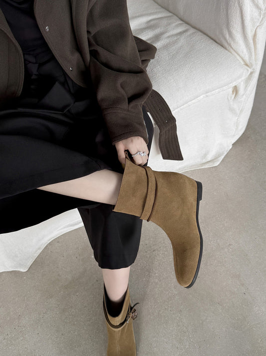 Vintage Martin-Boots mit Fellfutter