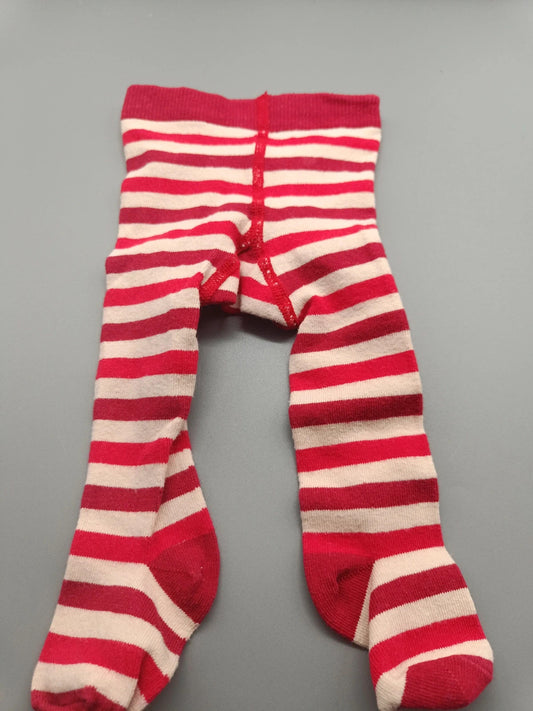 Rot gestreifte B.P.C Babystrumpfhose in Größe 56/62