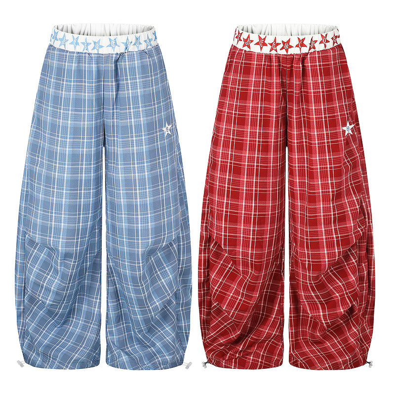 Karierte Jogger-Hose
