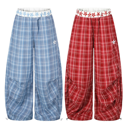 Karierte Jogger-Hose