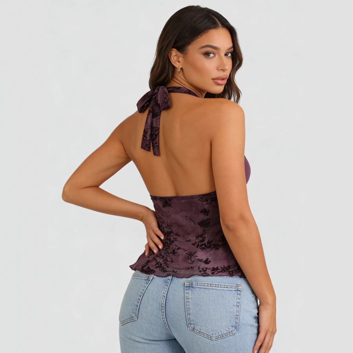 Neckholder-Top, verschiedene Farben