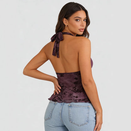 Neckholder-Top, verschiedene Farben