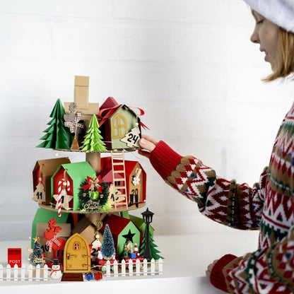 Wichteltür aus Holz mit Miniatur-Zubehör – Bild 5