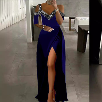 Off-Shoulder Trägerkleid Damen – Ansicht 8