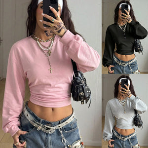 Basic Hoodie Damen Slim-Fit