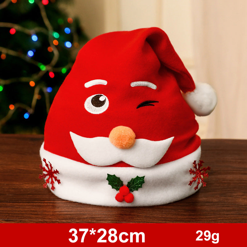 Weihnachtsmütze mit Schneemann, Elch oder Weihnachtsmann – Ansicht 41