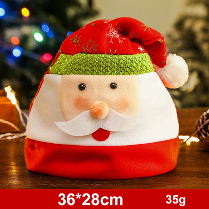 Weihnachtsmütze mit Schneemann, Elch oder Weihnachtsmann – Ansicht 13