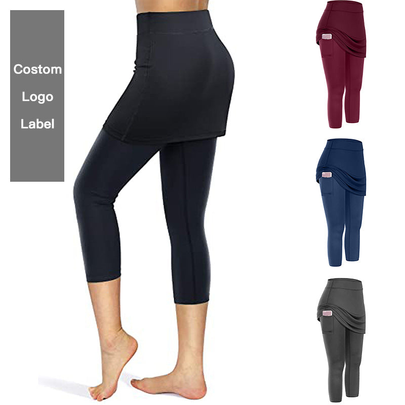High-Waist Fitness-Culotte