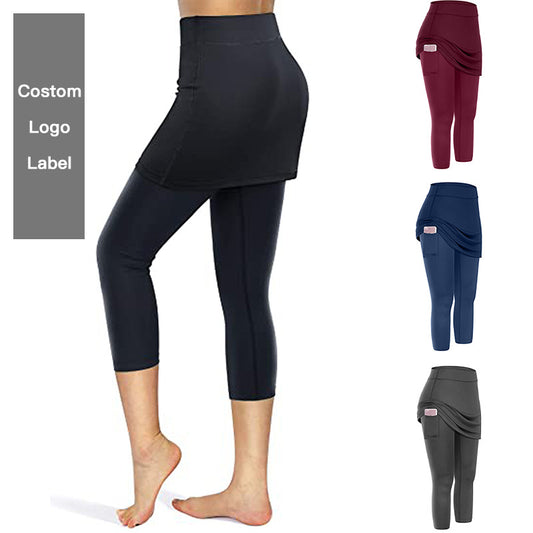 High-Waist Fitness-Culotte