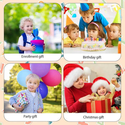 Doppelseitiges Holz-Schreibbrett für Kalligrafie-Übungen, Partyzubehör-Set – Ansicht 4