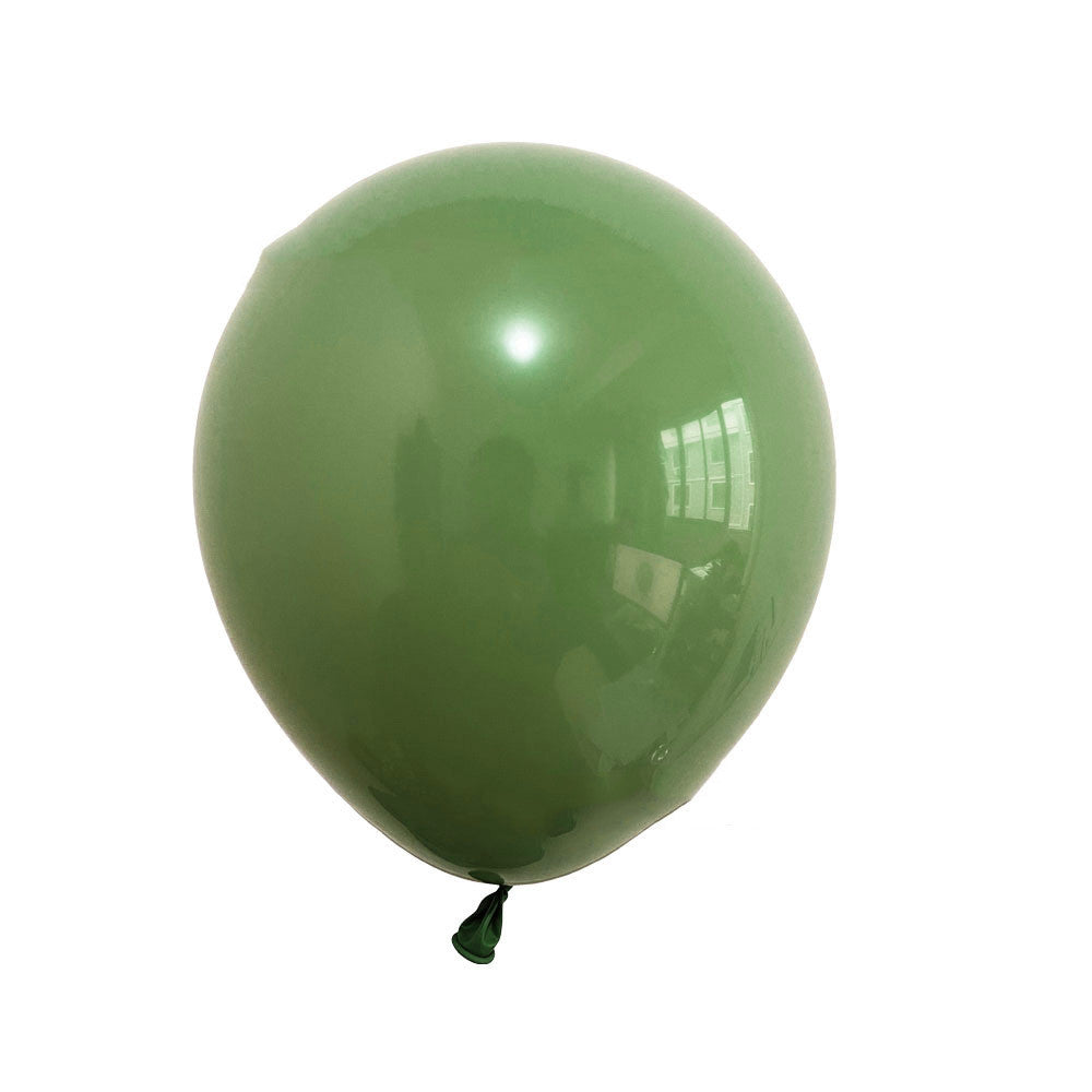 Ballongirlande Avocadogrün, Gold & Weiß – Ansicht 5