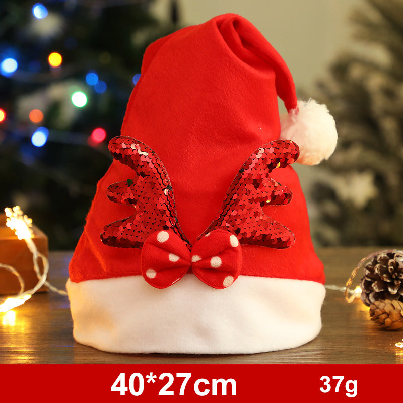 Weihnachtsmütze mit Schneemann, Elch oder Weihnachtsmann – Ansicht 26