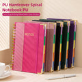Spiralnotizbuch Ledercover