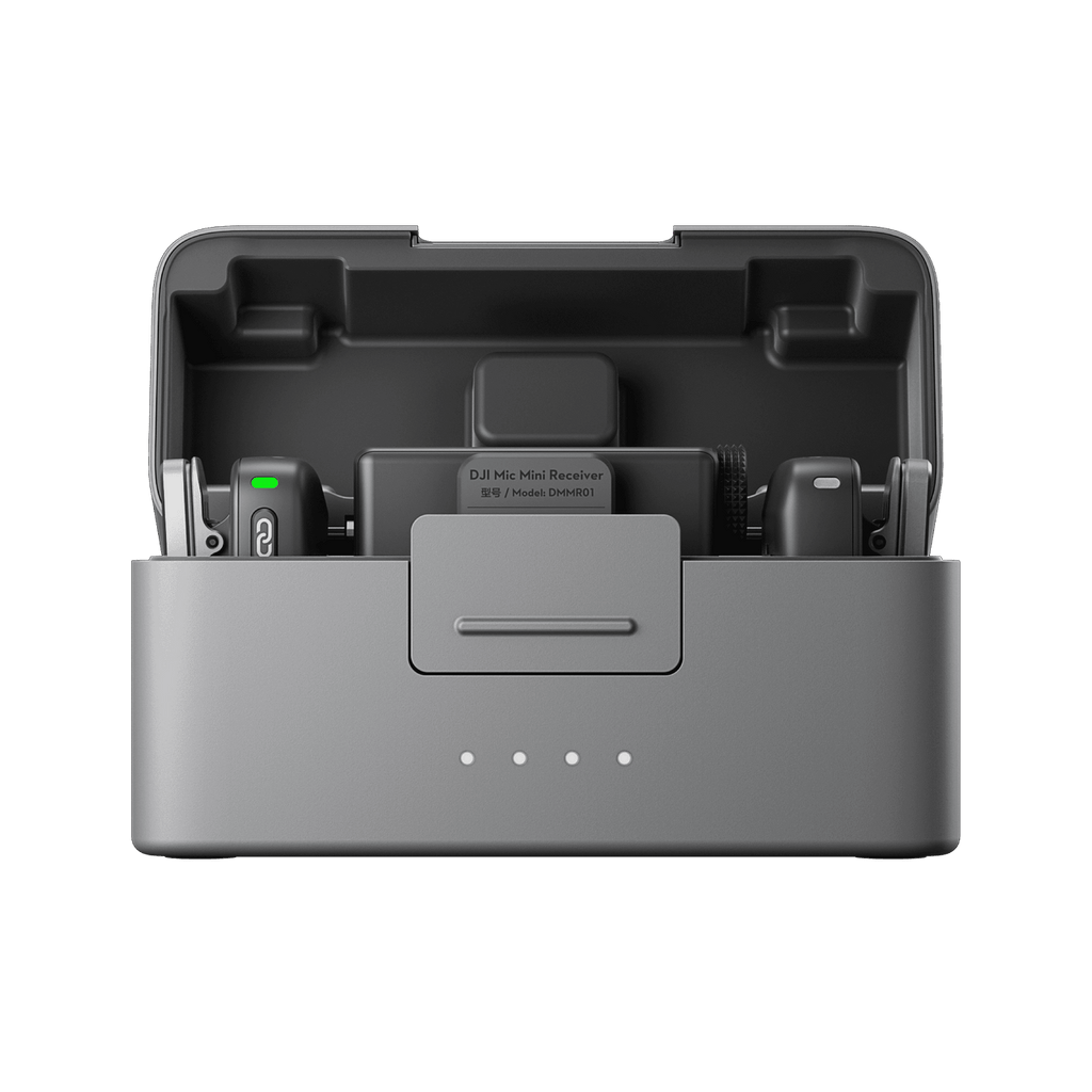 DJI Mic Mini - 2 Sender, Empfänger, Ladeschale
