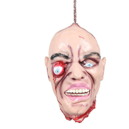 Halloween Hängedeko abgetrennter Kopf aus Latex – Ansicht 7