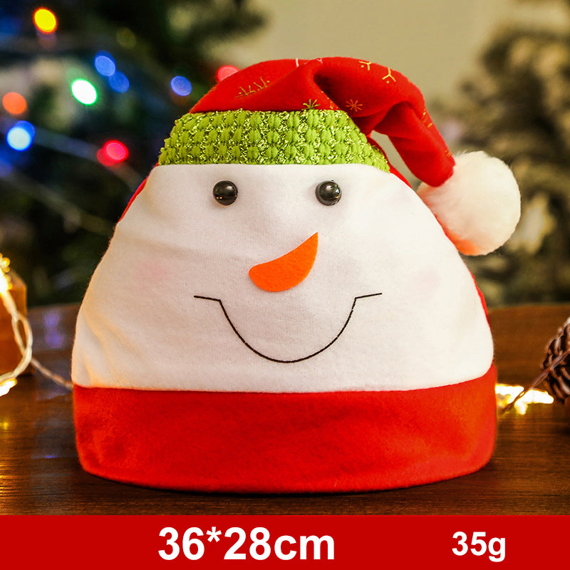 Weihnachtsmütze mit Schneemann, Elch oder Weihnachtsmann – Ansicht 14