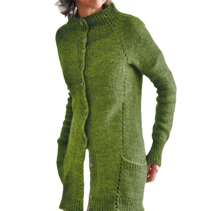 Damen-Strickjacke mit zwei Taschen – Bild 4