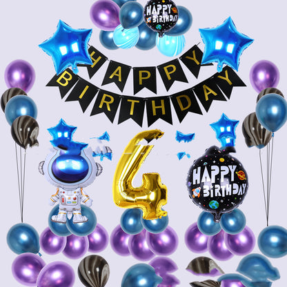 Astronaut Ballon-Set zum Kindergeburtstag – Ansicht 5