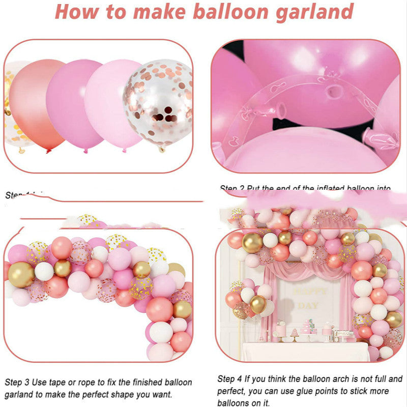 Ballon-Set Macaron für Hochzeit, Babyparty und Geburtstag – Ansicht 4