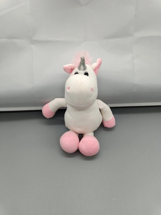 Einhorn-Kuscheltier von der Seite