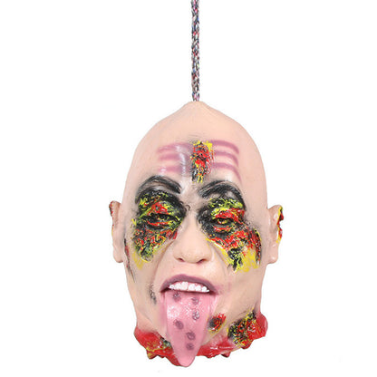 Halloween Hängedeko abgetrennter Kopf aus Latex – Ansicht 5