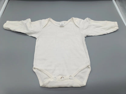 Weißer Topolino Babybody in Größe 50/56
