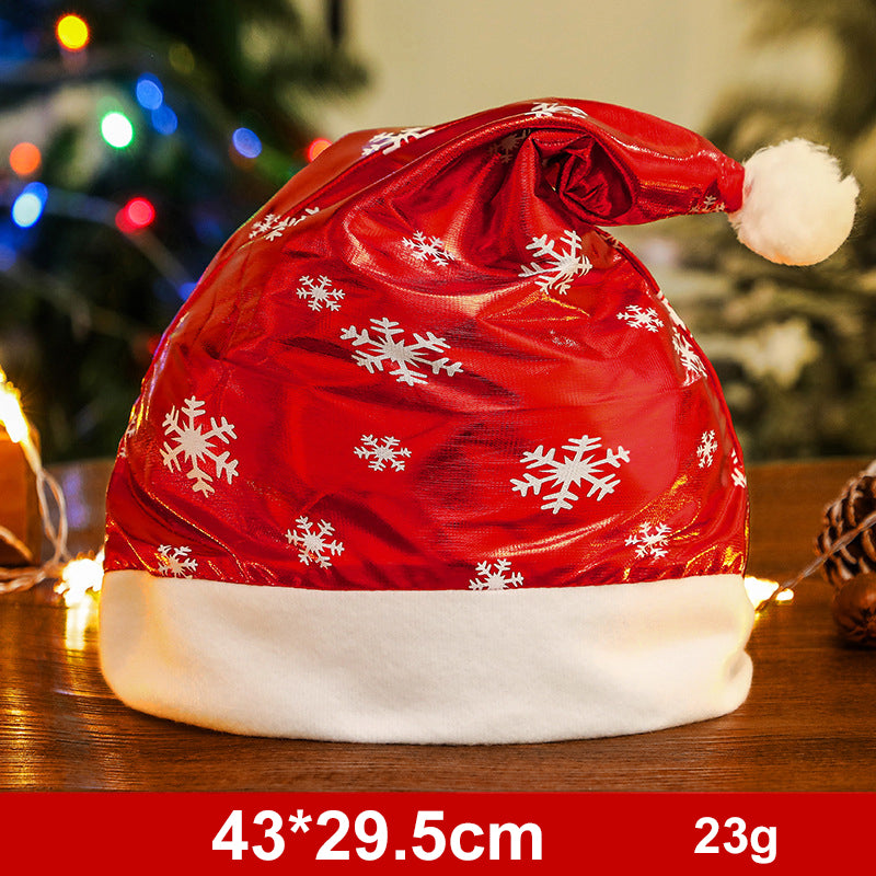 Weihnachtsmütze mit Schneemann, Elch oder Weihnachtsmann – Ansicht 3