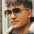 Randlose Retro-Sonnenbrille