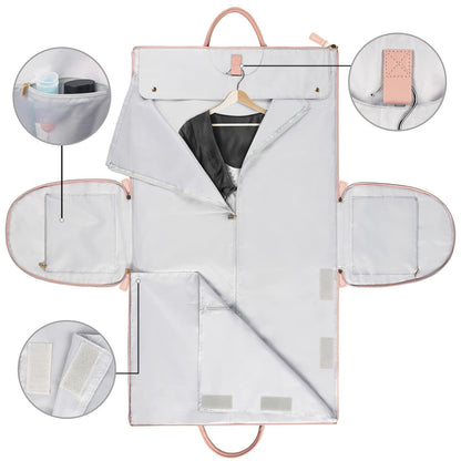 Faltbare Reisetasche im Einsatz