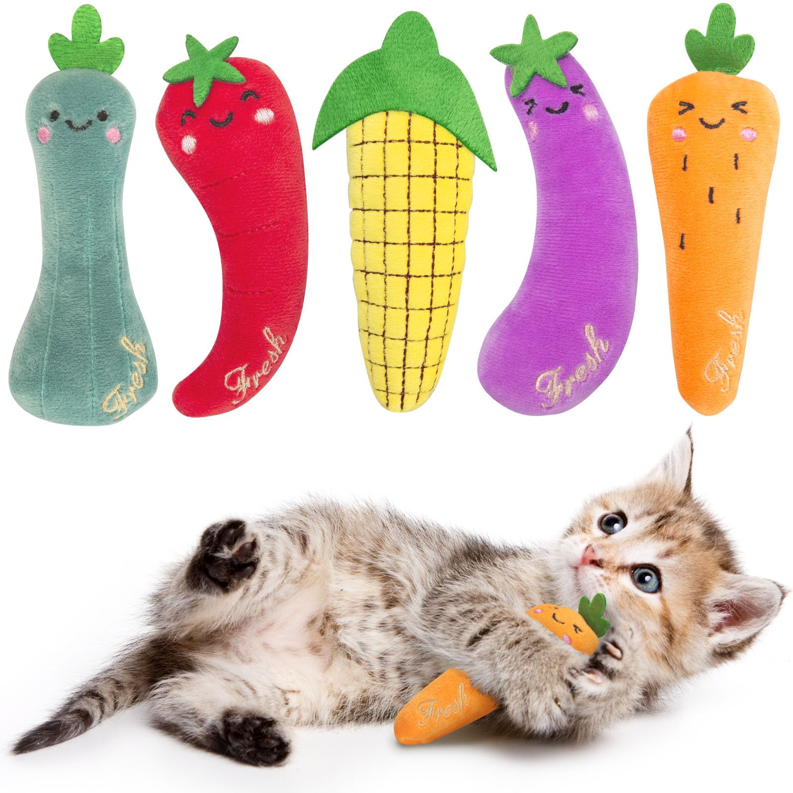 Catnip-Spielzeug 5er-Set