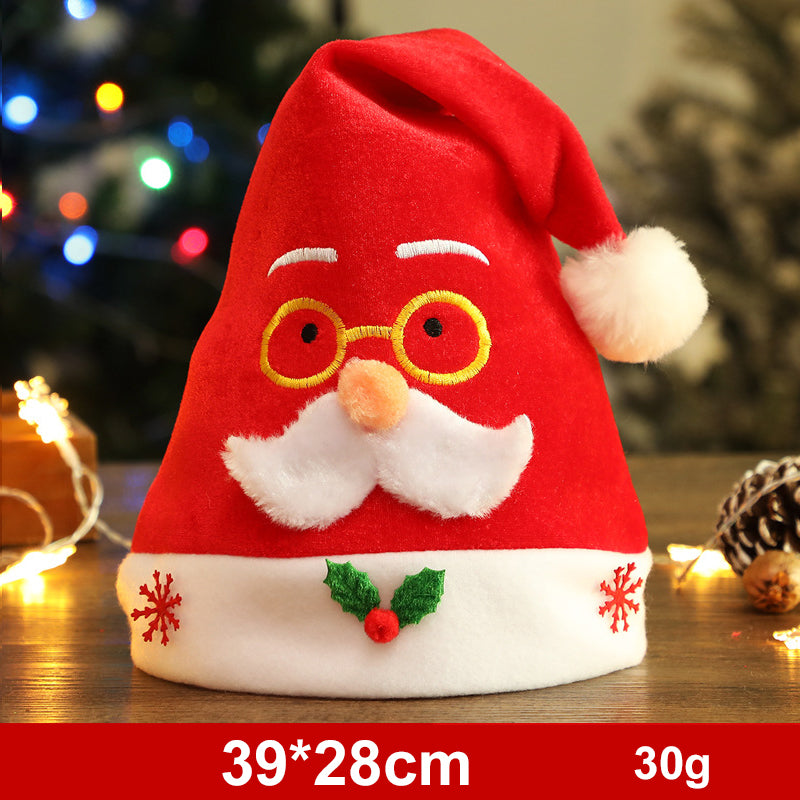 Weihnachtsmütze mit Schneemann, Elch oder Weihnachtsmann – Ansicht 31